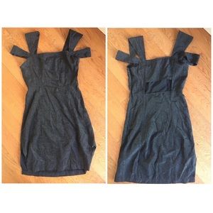 Reformation Cut Out Dotted Mini Dress